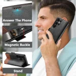 Suteni Q06 2-in-1 Multi-function Detachable Wallet MagSafe Phone Case, For Samsung Galaxy S25 Ultra 5G, For Samsung Galaxy S24 Ultra 5G, For Samsung Galaxy S23 Ultra 5G... - Image 5