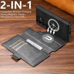 Suteni Q07 2-in-1 Multi-function Detachable Wallet MagSafe Phone Case, For Samsung Galaxy S25 Ultra 5G, For Samsung Galaxy S24 Ultra 5G, For Samsung Galaxy S23 Ultra 5G... - Image 3
