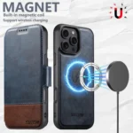 Suteni Q06 2-in-1 Multi-function Detachable Wallet MagSafe Phone Case, For iPhone 16 Pro Max, For iPhone 16 Pro, For iPhone 16 Plus, For iPhone 16, For iPhone 15 Pro Max, For iPhone 15 Pro - Image 5