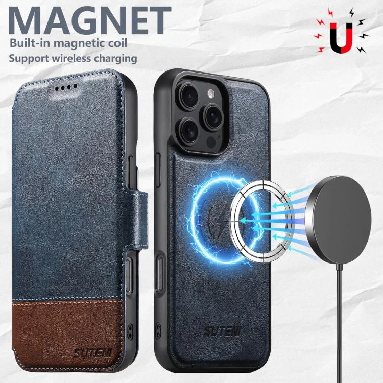 SYA002915001A_2.webp Suteni Q06 2-in-1 Multi-function Detachable Wallet MagSafe Phone Case, For iPhone 16 Pro Max, For iPhone 16 Pro, For iPhone 16 Plus, For iPhone 16, For iPhone 15 Pro Max, For iPhone 15 Pro - Image 5