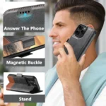 Suteni Q06 2-in-1 Multi-function Detachable Wallet MagSafe Phone Case, For iPhone 15 Plus, For iPhone 15, For iPhone 14 Plus, For iPhone 14, For iPhone 14 Pro, For iPhone 14 Pro Max - Image 6