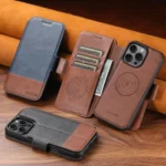 Suteni Q06 2-in-1 Multi-function Detachable Wallet MagSafe Phone Case, For iPhone 13 Pro Max, For iPhone 13 Pro, For iPhone 13, For iPhone 12, For iPhone 12 Pro Max, For iPhone 12 Pro - Image 3