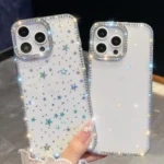Rhinestone Glitter TPU 4-corners Anti-fall Phone Case, For iPhone 14, For iPhone 14 Pro, For iPhone 14 Pro Max - Image 2