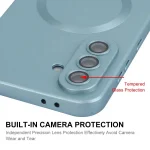 ENKAY MagSafe Matte TPU Phone Case with Lens Film, For Samsung Galaxy A56 5G, For Samsung Galaxy A26 5G - Image 5