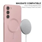 ENKAY MagSafe Matte TPU Phone Case with Lens Film, For Samsung Galaxy A55, For Samsung Galaxy S24+ 5G - Image 4