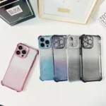Electrpolated Glitter Four-corner Shockproof Space TPU Phone Case, For iPhone 16 - Image 2