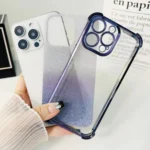 Electrpolated Glitter Four-corner Shockproof Space TPU Phone Case, For iPhone 16 - Image 4