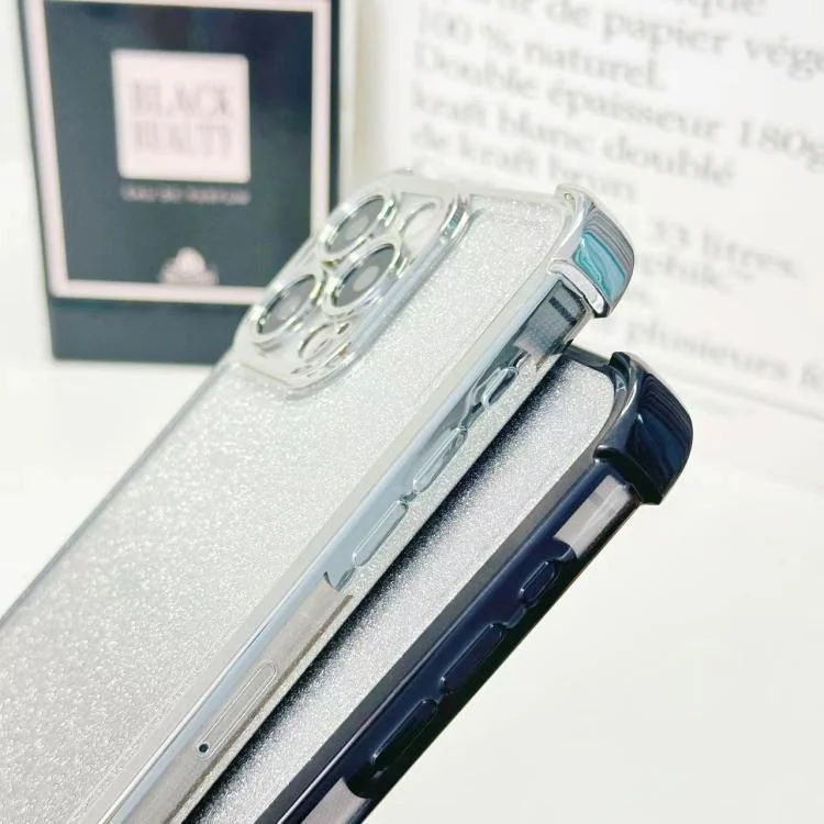SYA0029303_B5.webp Electrpolated Glitter Four-corner Shockproof Space TPU Phone Case, For iPhone 16 - Image 6