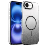 Gold Diamond Glitter Gradient MagSafe Shockproof Phone Case, For iPhone 16, For iPhone 15 Pro Max, For iPhone 15 Pro, For iPhone 15 Plus
