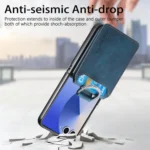 Retro Leather Ring Vertical Flip Wallet Phone Case, For Samsung Galaxy Z Flip7 5G, For Samsung Galaxy Z Flip6 / Flip7 FE, For Samsung Galaxy Z Flip5 5G - Image 5