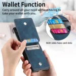 Retro Leather Ring Vertical Flip Wallet Phone Case, For Samsung Galaxy Z Flip7 5G, For Samsung Galaxy Z Flip6 / Flip7 FE, For Samsung Galaxy Z Flip5 5G - Image 6