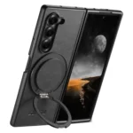 Suteni G3 Oil Wax 360 Rotation Holder MagSafe Back Phone Case, For Samsung Galaxy Z Fold7 5G, For Samsung Galaxy Z Flip7 5G, For Samsung Galaxy Z Flip6 / Flip7 FE, For Samsung Galaxy Z Fold6...