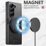 Suteni G3 Oil Wax 360 Rotation Holder MagSafe Back Phone Case, For Samsung Galaxy Z Fold7 5G, For Samsung Galaxy Z Flip7 5G, For Samsung Galaxy Z Flip6 / Flip7 FE, For Samsung Galaxy Z Fold6... - Image 2
