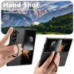 Suteni G3 Oil Wax 360 Rotation Holder MagSafe Back Phone Case, For Samsung Galaxy Z Fold7 5G, For Samsung Galaxy Z Flip7 5G, For Samsung Galaxy Z Flip6 / Flip7 FE, For Samsung Galaxy Z Fold6... - Image 3