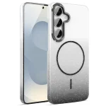 Gold Diamond Glitter Gradient MagSafe Shockproof Phone Case, For Samsung Galaxy S25 5G, For Samsung Galaxy S25+ 5G, For Samsung Galaxy S25 Ultra 5G, For Samsung Galaxy A16 5G