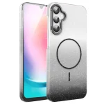 Gold Diamond Glitter Gradient MagSafe Shockproof Phone Case, For Samsung Galaxy A24 4G, For Samsung Galaxy A23 4G / 5G, For Samsung Galaxy A14 4G / 5G, For Samsung Galaxy A34 5G