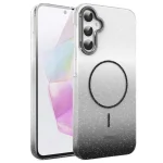 Gold Diamond Glitter Gradient MagSafe Shockproof Phone Case, For Samsung Galaxy A35 5G, For Samsung Galaxy S24 Ultra 5G, For Samsung Galaxy S24+ 5G, For Samsung Galaxy S24 5G