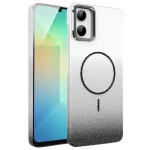 Gold Diamond Glitter Gradient MagSafe Shockproof Phone Case, For Samsung Galaxy A06 4G, For Samsung Galaxy S24 FE 5G, For Samsung Galaxy A15 4G / 5G, For Samsung Galaxy A55 5G