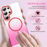 Gold Diamond Glitter Gradient MagSafe Shockproof Phone Case, For Samsung Galaxy A33 5G, For Samsung Galaxy A13 4G, For Samsung Galaxy S22 Ultra 5G, For Samsung Galaxy A32 4G - Image 2