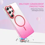 Gold Diamond Glitter Gradient MagSafe Shockproof Phone Case, For Samsung Galaxy A33 5G, For Samsung Galaxy A13 4G, For Samsung Galaxy S22 Ultra 5G, For Samsung Galaxy A32 4G - Image 3