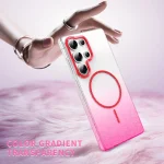 Gold Diamond Glitter Gradient MagSafe Shockproof Phone Case, For Samsung Galaxy A33 5G, For Samsung Galaxy A13 4G, For Samsung Galaxy S22 Ultra 5G, For Samsung Galaxy A32 4G - Image 5