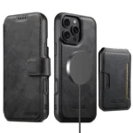 Suteni Q05S3 3-in-1 Detachable Vertical Flip Wallet MagSafe Leather Phone Case, For iPhone 15 Plus, For iPhone 15, For iPhone 14 Plus, For iPhone 14, For iPhone 14 Pro, For iPhone 14 Pro Max - Image 3