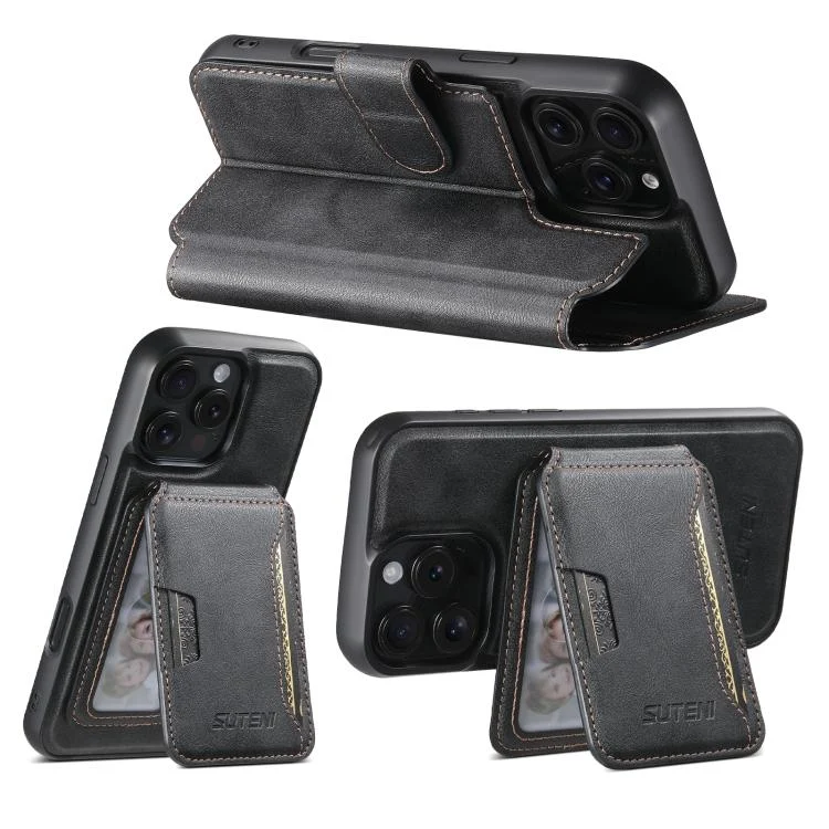 SYA002987207A_2.webp Suteni Q05S3 3-in-1 Detachable Vertical Flip Wallet MagSafe Leather Phone Case, For iPhone 15 Plus, For iPhone 15, For iPhone 14 Plus, For iPhone 14, For iPhone 14 Pro, For iPhone 14 Pro Max - Image 4