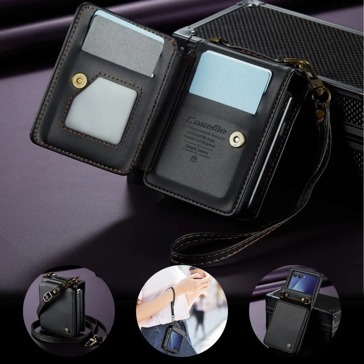 SYA002991001A_2.webp CaseMe C22 Card Slots Holder RFID Anti-theft Phone Case, For Samsung Galaxy Z Flip7 FE, For Samsung Galaxy Z Flip7 - Image 3