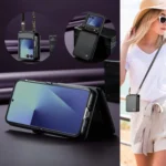 CaseMe C22 Card Slots Holder RFID Anti-theft Phone Case, For Samsung Galaxy Z Flip7 FE, For Samsung Galaxy Z Flip7 - Image 4