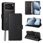 ENKAY RFID Blocking Wallet Kickstand Litchi Texture Leather Phone Case, For iPhone 16e, For iPhone 16 Pro Max, For iPhone 16 Pro, For iPhone 16 Plus