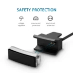 For Fitbit Alta Watch USB Charger Clip Cable with Reset Button, Length: 30cm - Image 5