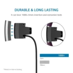 For Fitbit Alta Watch USB Charger Clip Cable with Reset Button, Length: 30cm - Image 8