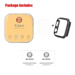 ENKAY Hat-Prince 2 in 1 Carbon Fiber Texture TPU Semi-clad Protective Shell + 3D Full Screen PET Curved Heat Bending HD Screen Protector for Apple Watch Series 5 & 4 40mm - Image 3