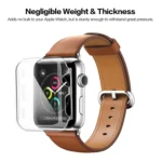 For Apple Watch Series 3 38mm Transparent PC Protective Case - Image 5