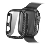 PC Carbon Fiber Frame Protection Case for Apple Watch Series 6 & SE & 5 & 4 44mm - Image 4