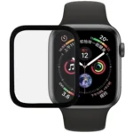 9H 3D Edge Glue Full Screen Tempered Glass Film for Apple Watch Series 5 / 4 44mm