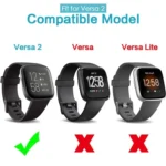 For Fitbit Versa 2 Charger Charging Dock Base Stand Holder with 1m Charging Cable - Image 8