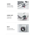 ROCK W26 Portable Magnetic Wireless Charger for Apple Watch - Image 5