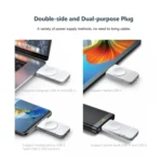 U8 USB / Type-C Magnetic Wireless Charger Fast Charger for Apple Watch Series - Image 6