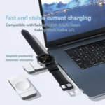 U8S USB / Type-C Magnetic Wireless Charger Fast Charger for Samsung Watch 3 / 4, 4 Classic, Active 1 / 2 - Image 3
