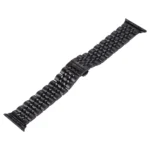 22mm Men Hidden Butterfly Buckle 7 Beads Stainless Steel Watch Band For Apple Watch 42mm - Image 8