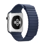 For Apple Watch 42mm Loop Magnetic Closure Clasp PU Leather Watch Band - Image 6
