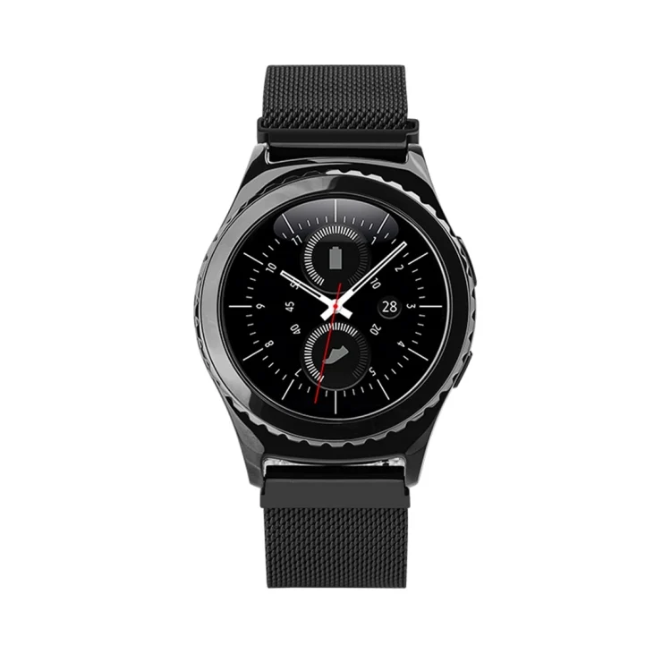 AW3003B_4.webp Watch Loop Magnetic Closure Clasp Stainless Steel Watchband for Samsung Gear S2 Classic / S2 - Image 6