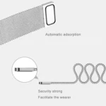 Watch Loop Magnetic Closure Clasp Stainless Steel Watchband for Samsung Gear S2 Classic / S2 - Image 11