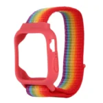 For Apple Watch Ultra 49mm&Watch Ultra 2 49mm / Series 10 46mm / 9&8&7 45mm / SE 3&SE 2&6&SE&5&4 44mm / 3&2&1 42mm Nylon Watch Band with Hook and Loop Fastener - Image 3