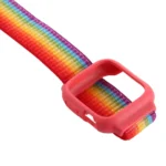 For Apple Watch Ultra 49mm&Watch Ultra 2 49mm / Series 10 46mm / 9&8&7 45mm / SE 3&SE 2&6&SE&5&4 44mm / 3&2&1 42mm Nylon Watch Band with Hook and Loop Fastener - Image 6