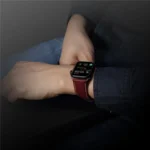 Denior Environmental Luxury Car Watch Leather Watch Band for Apple Watch Ultra 49mm&Watch Ultra 2 49mm / Series 10 46mm / 9&8&7 45mm / SE 3&SE 2&6&SE&5&4 44mm / 3&2&1 42mm - Image 9