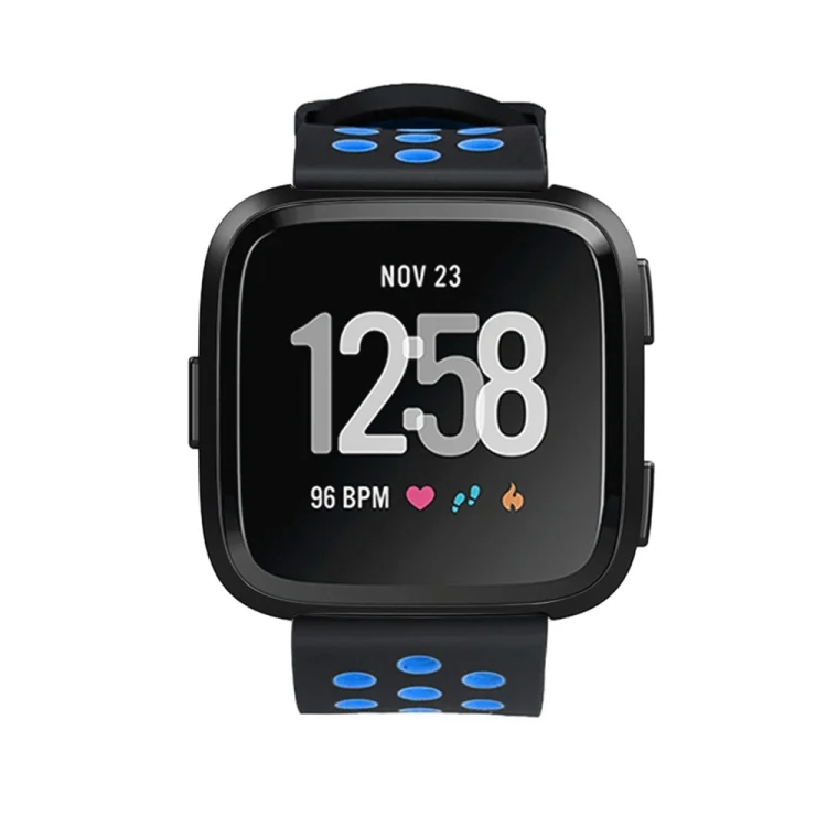AW7896BL_2.webp For Fitbit Versa Simple Fashion Silicone Watch Band - Image 4