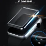 mocolo 0.33mm 9H 3D Round Edge Full Glue Tempered Glass Film for Apple Watch Series 5 & 4 40mm - Image 2