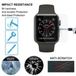 2 PCS ENKAY Hat-Prince for Apple Watch 42 mm 0.2mm 9H Surface Hardness 2.15D Explosion-proof Tempered Glass Screen Film - Image 4